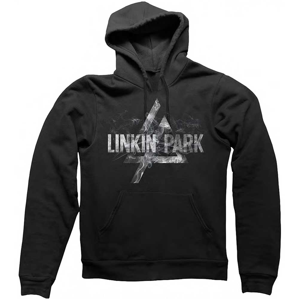 Linkin Park Unisex Pullover Hoodie: Smoke Logo (Small)