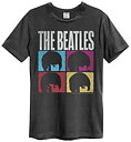 Beatles:  Hard Days Night Amplified Vintage Charcoal Small T Shirt