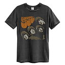 Beatles:  Rubber Soul Amplified Vintage Charcoal Small T Shirt