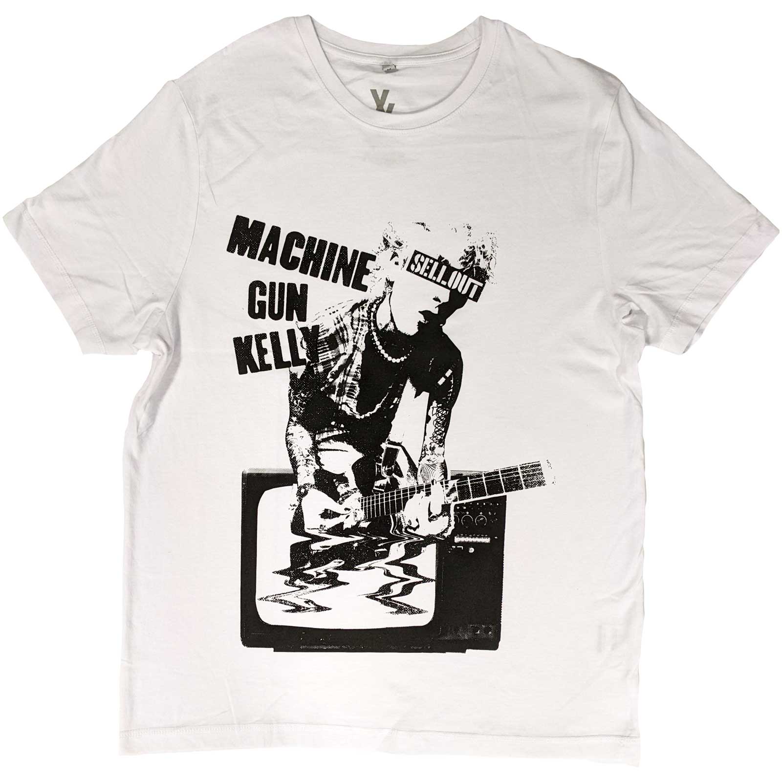 Machine Gun Kelly Unisex T-Shirt: TV Warp (X-Small)