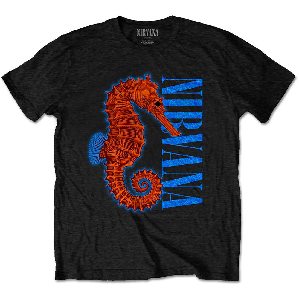 Nirvana Unisex T-Shirt: Seahorse (Large)