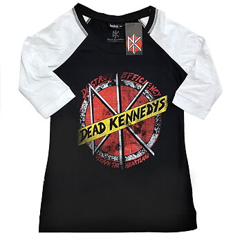 Dead Kennedys Ladies Raglan T-Shirt: Destroy (X-Large)