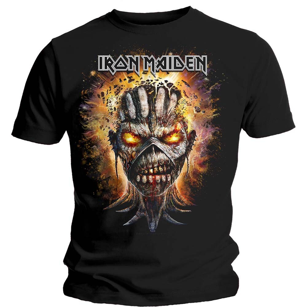 Iron Maiden Unisex T-Shirt: Eddie Exploding Head (Medium) - 2