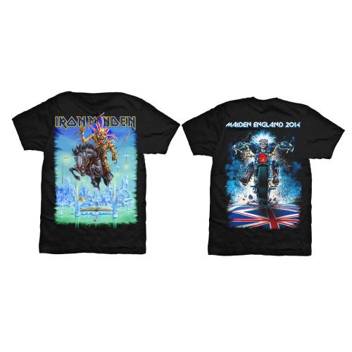 Iron Maiden Unisex T-Shirt: Tour Trooper (Back Print) (Medium)