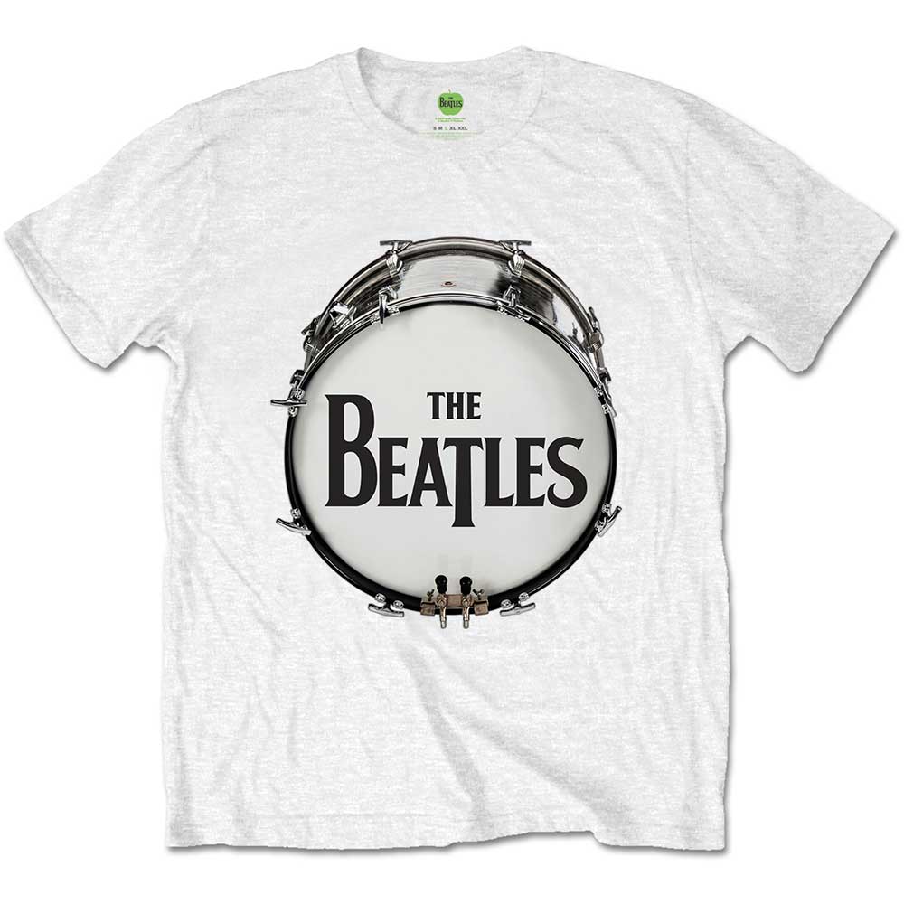 The Beatles Unisex T-Shirt: Original Drum Skin (Medium)