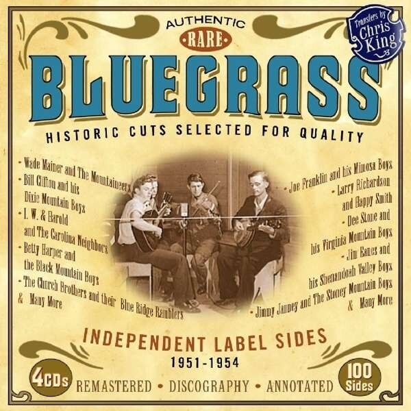 Various Artists: Rare Bluegrass Indie Label 1951-54 (4CD)