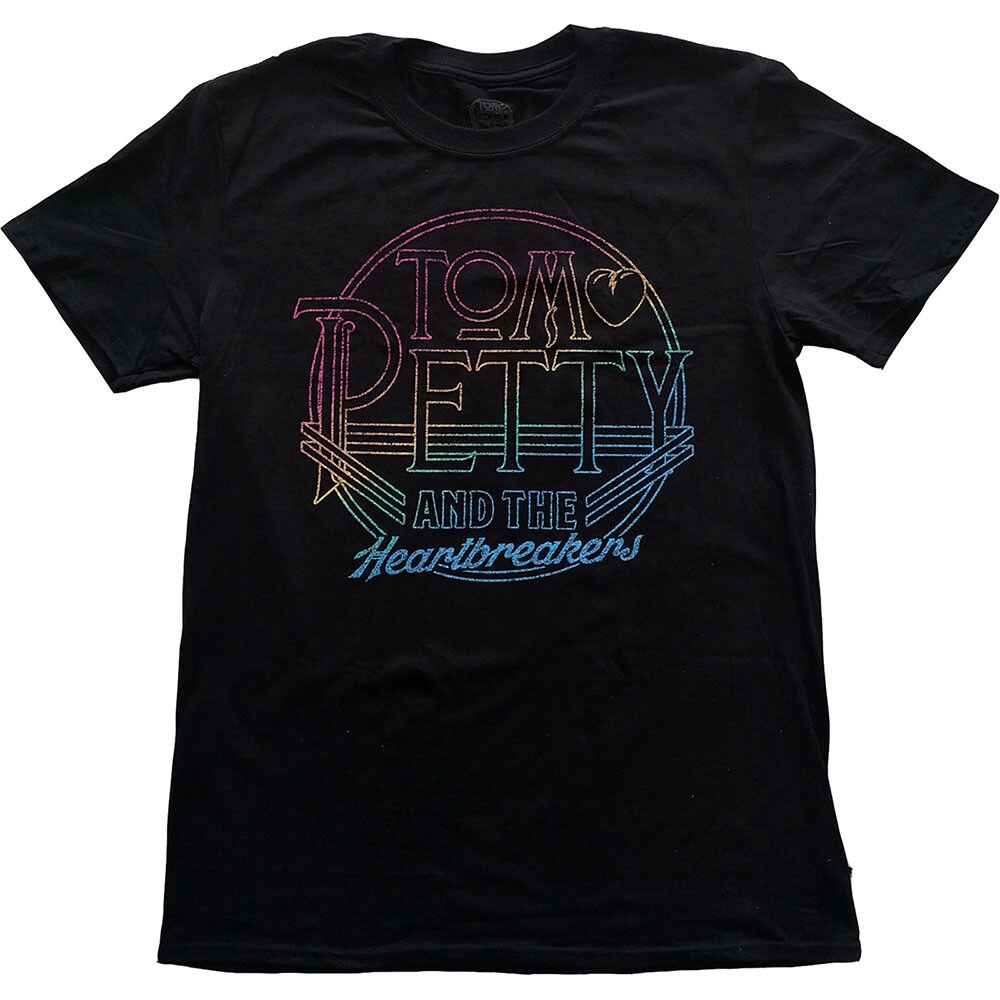 Tom Petty & The Heartbreakers Unisex T-Shirt: Circle Logo (Medium)