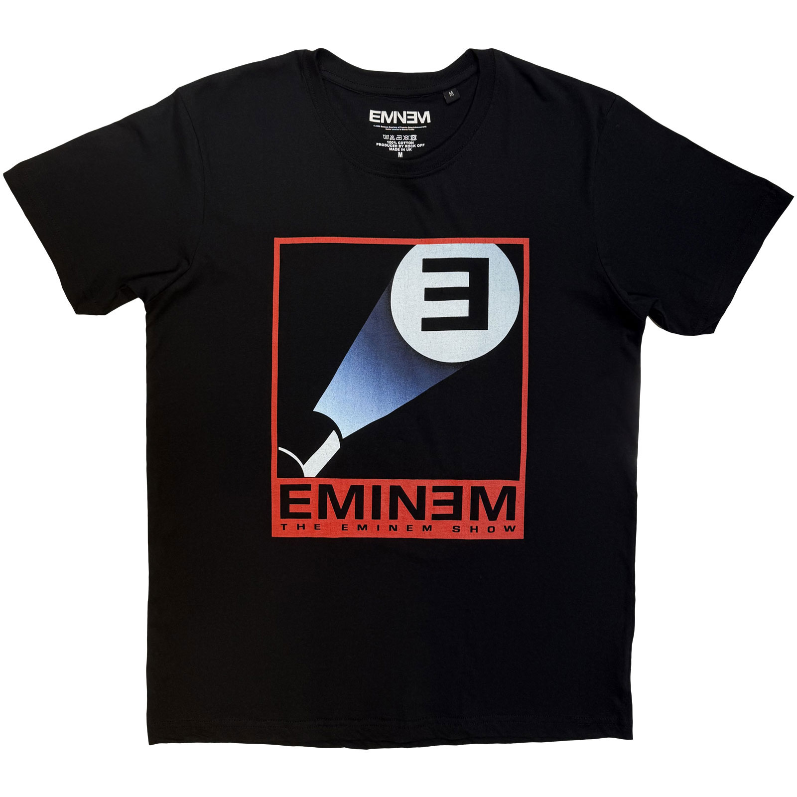 Eminem Unisex T-Shirt: E Light (Black) (Medium)