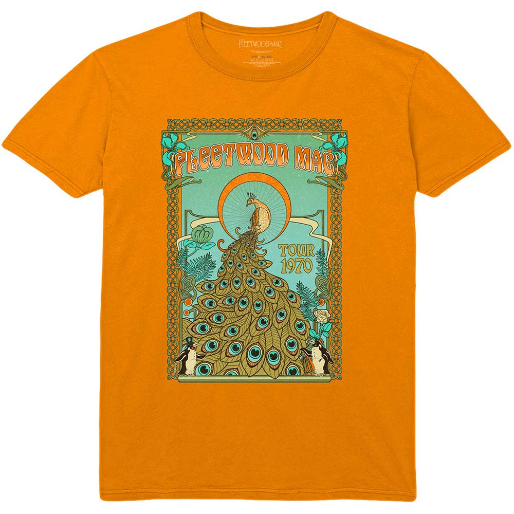 Fleetwood Mac Unisex T-Shirt: Peacock (XX-Large)