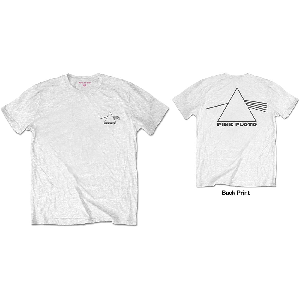 Pink Floyd Unisex T-Shirt: DSOTM Prism (Back Print/Retail Pack) (Small)