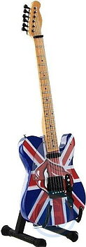 Mini guitar: Rolling Stones - Keith Richards - Fender Telecaster