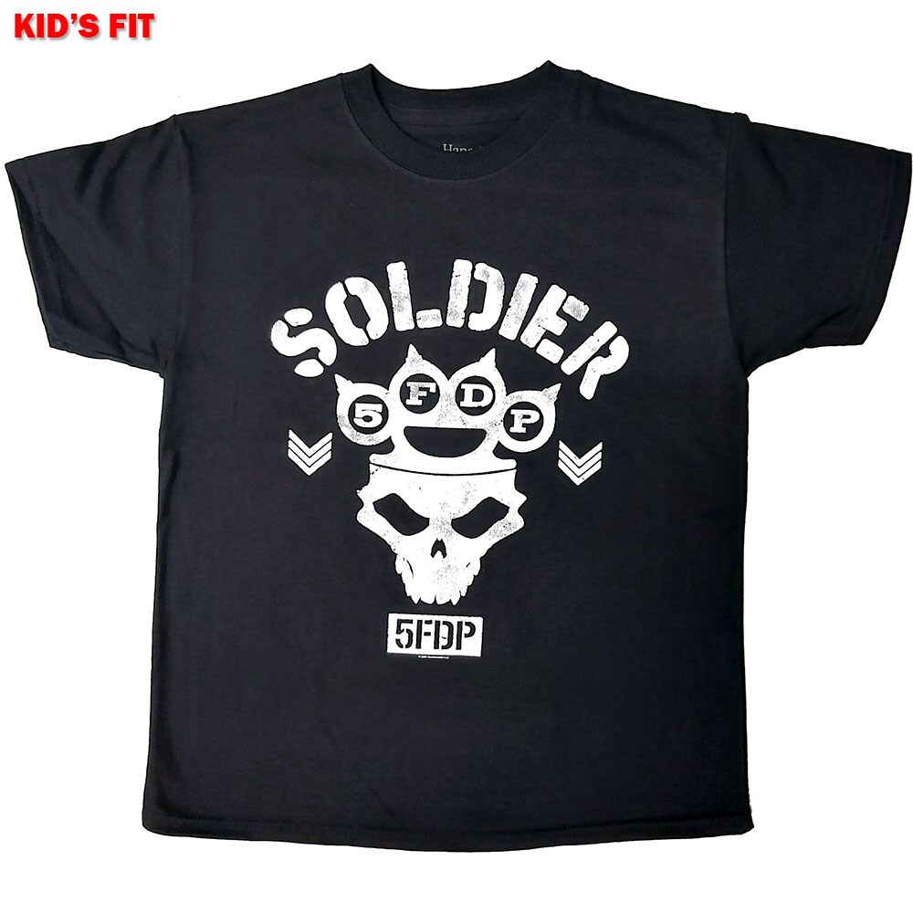 Five Finger Death Punch Kids T-Shirt: Soldier (7-8 Years)
