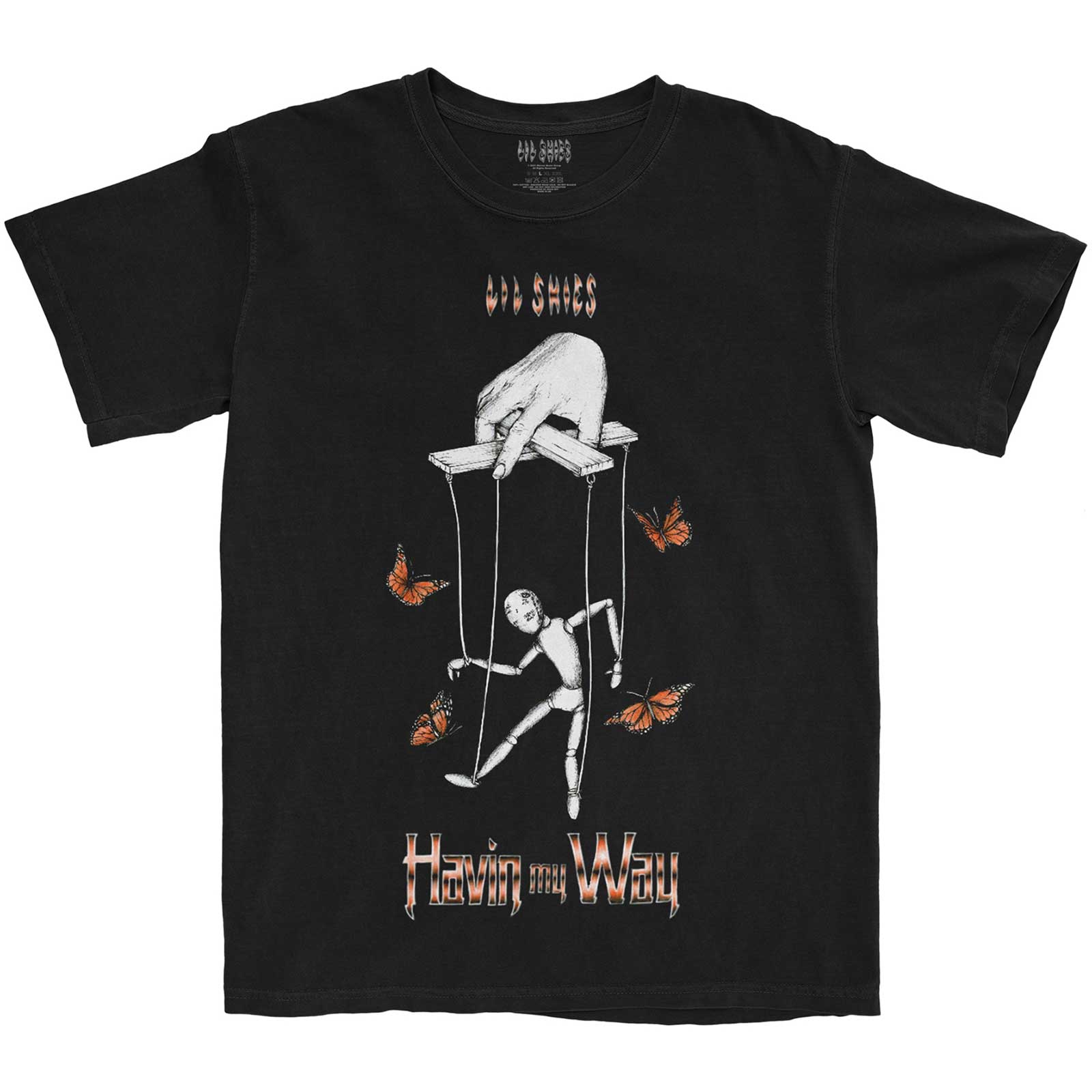 Lil Skies Unisex T-Shirt: Butterfly Puppet (Medium)