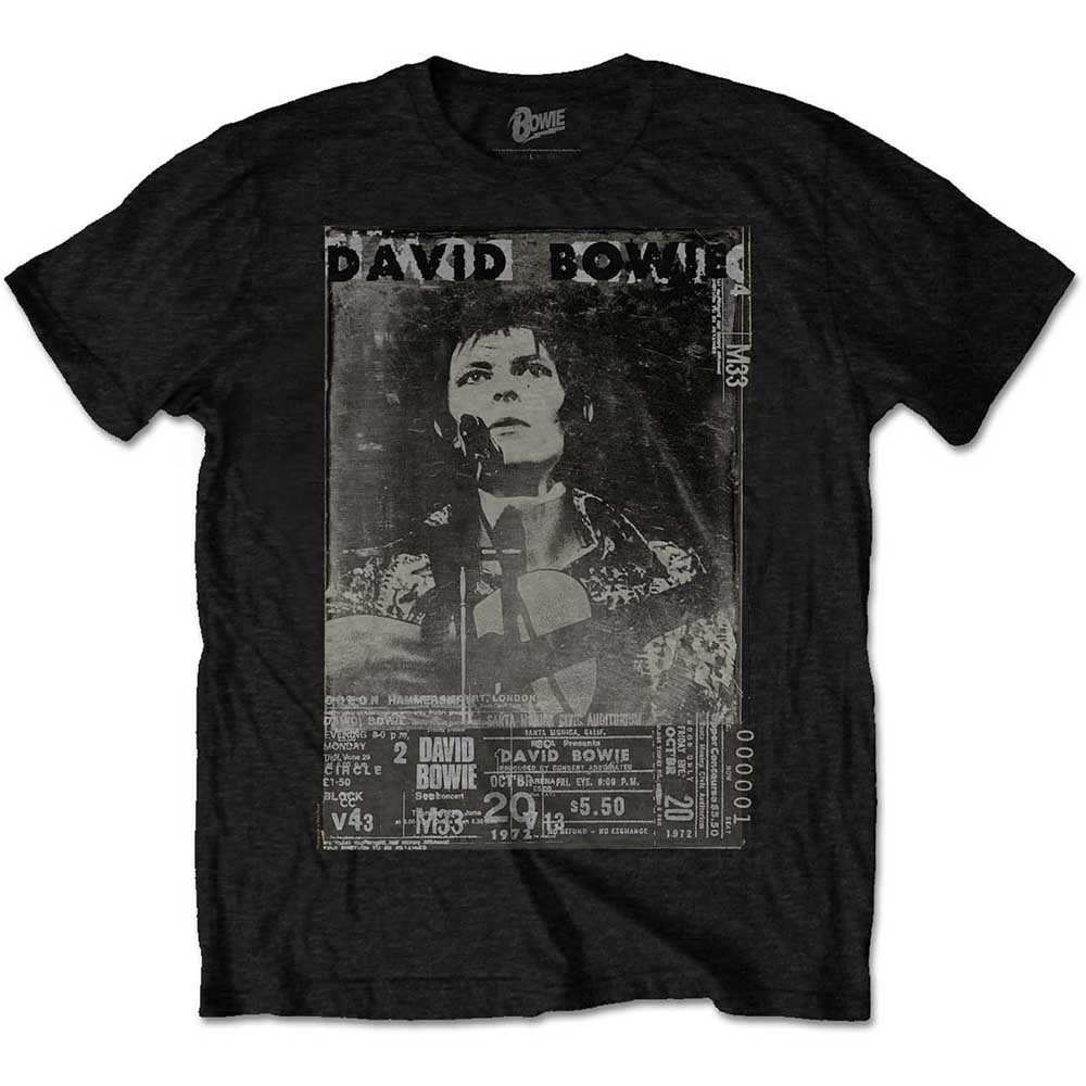 David Bowie Unisex T-Shirt: Ziggy (Medium) - 2
