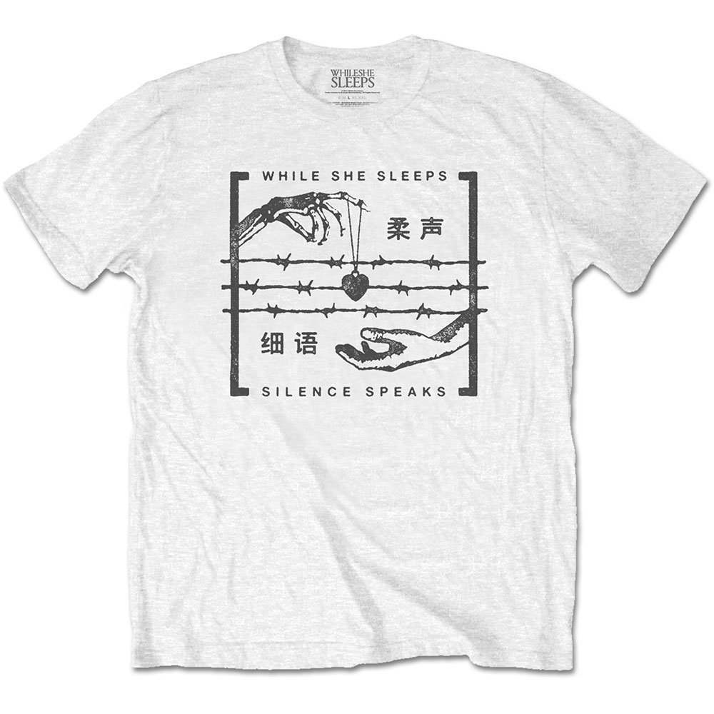 While She Sleeps Unisex T-Shirt: Silence Speaks (Medium) - 2