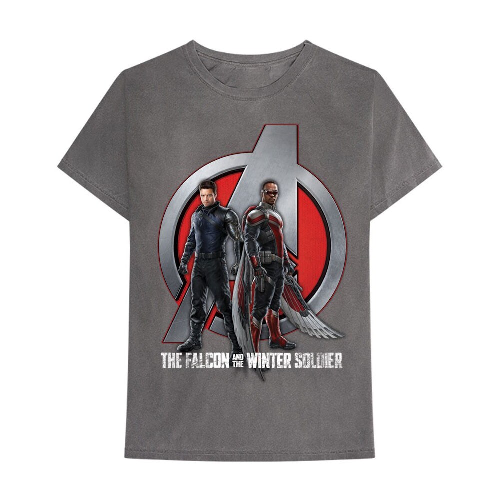 Marvel Comics Unisex T-Shirt: Falcon & Winter Soldier A Logo (XX-Large)