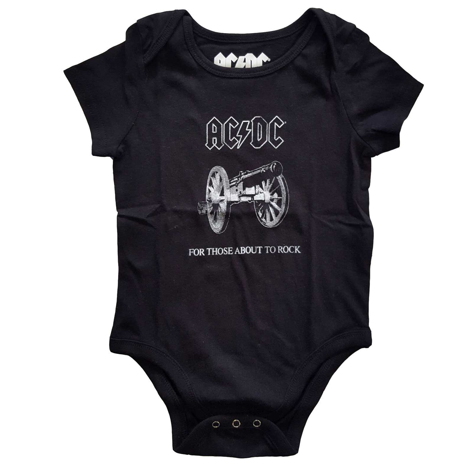 AC/DC baby sparkdräkt: About to Rock (3-6 Months) - 2