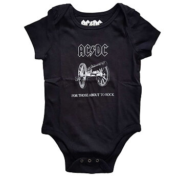 AC/DC baby sparkdräkt: About to Rock (12 Months)