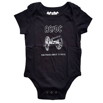 AC/DC baby sparkdräkt: About to Rock (12 Months)