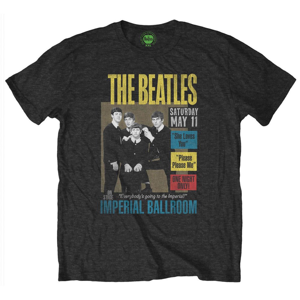The Beatles Unisex T-Shirt: Imperial Ballroom (X-Large) - 2