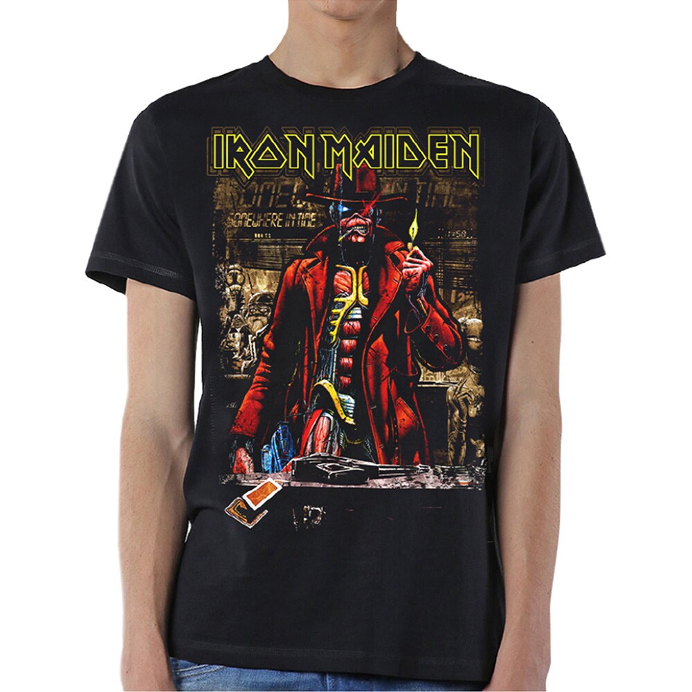 Iron Maiden Unisex T-Shirt: Stranger Sepia (Medium) - 2