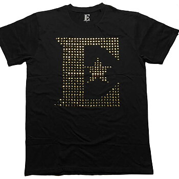 Elton John Unisex T-Shirt: E Logo (Diamante) (Medium)