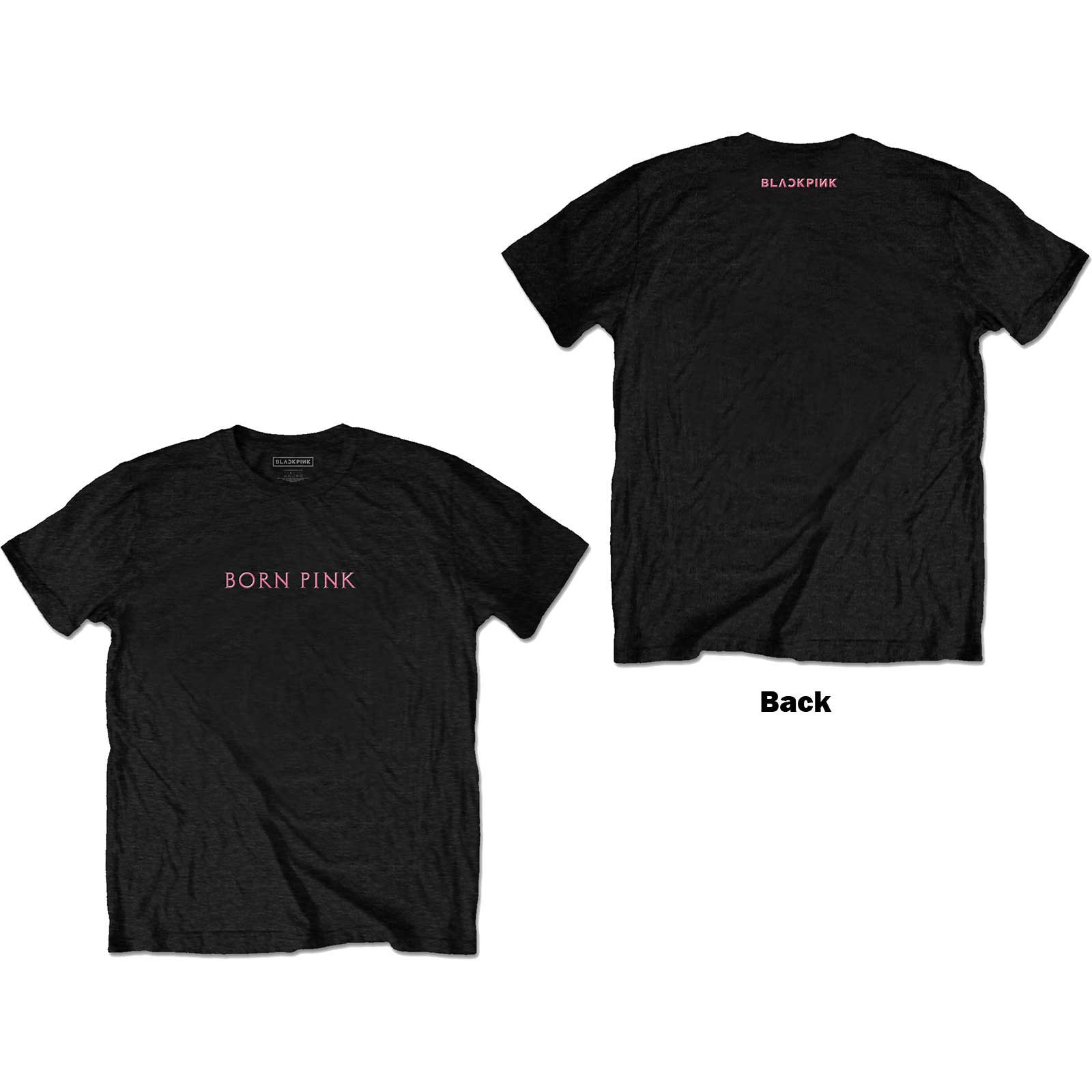 BlackPink Unisex T-Shirt: Born Pink (Back Print) (XX-Large)