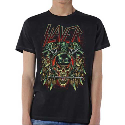 Slayer Unisex T-Shirt: Prey with Background (Medium)