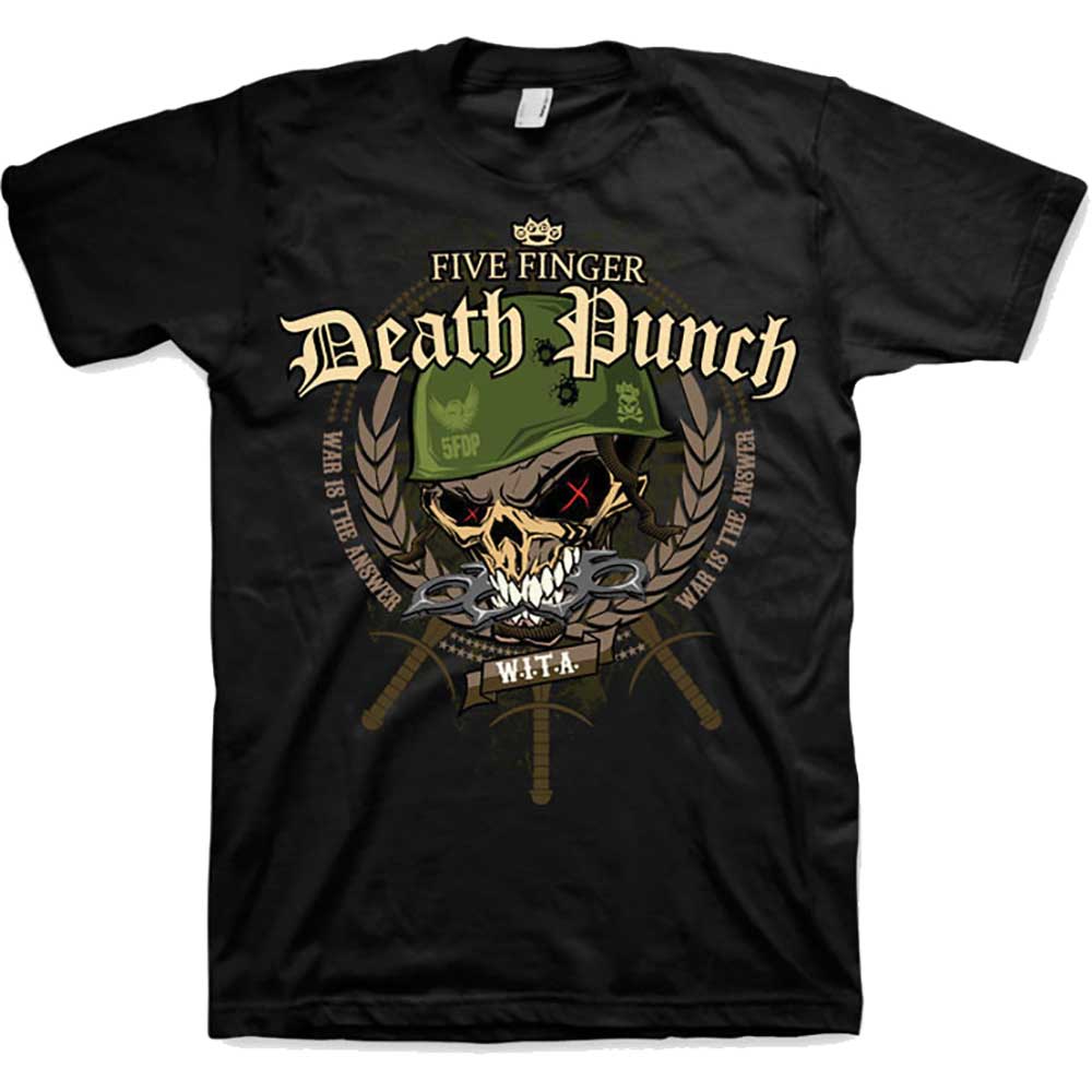Five Finger Death Punch Unisex T-Shirt: War Head (Large)