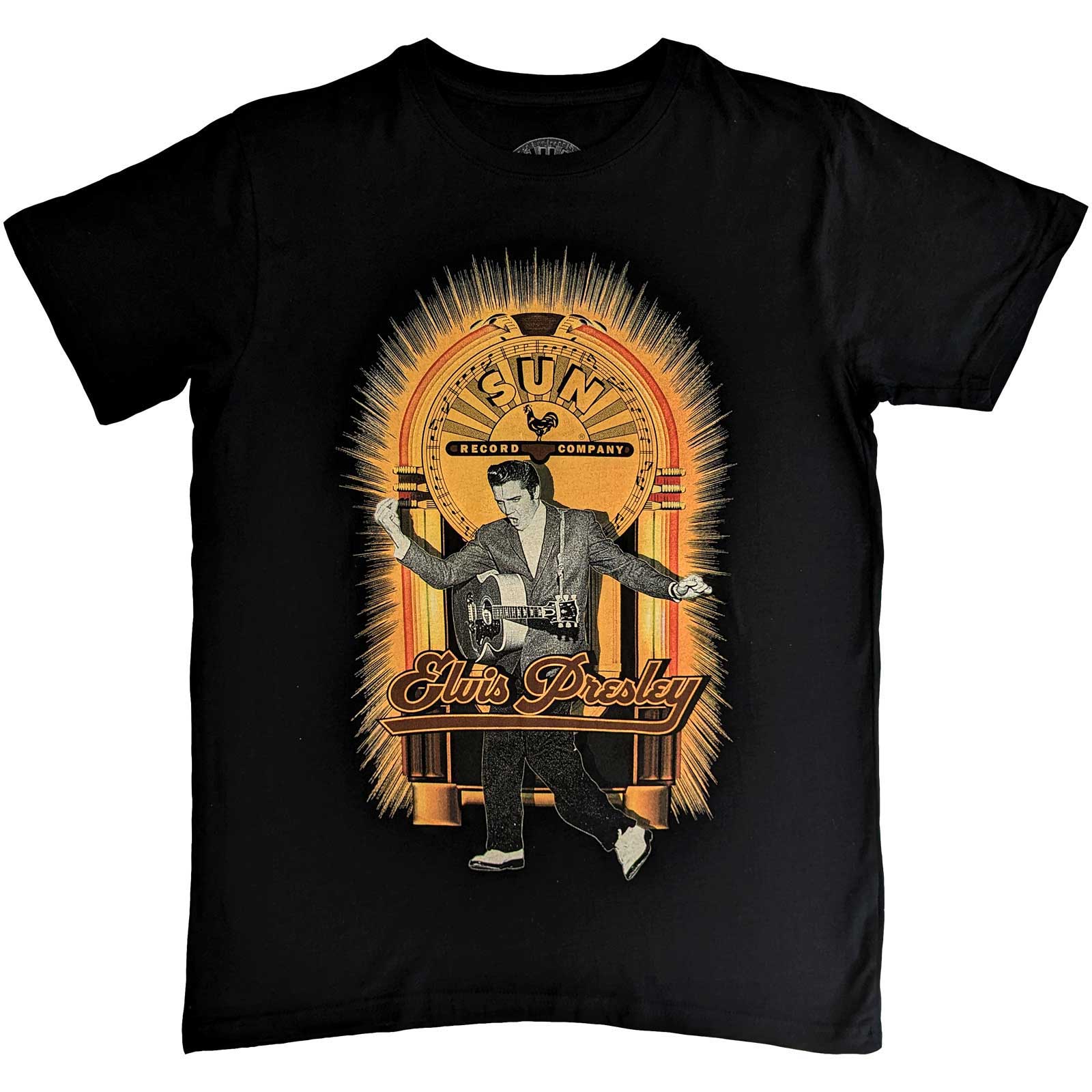 Sun Records Unisex T-Shirt: Elvis Dancing (Small)