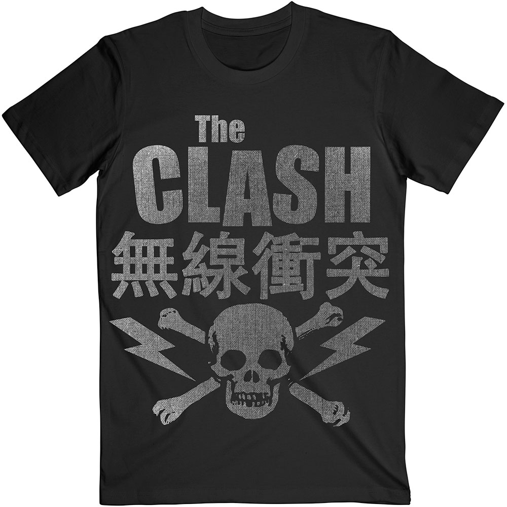 The Clash Unisex T-Shirt: Skull & Crossbones (Medium)
