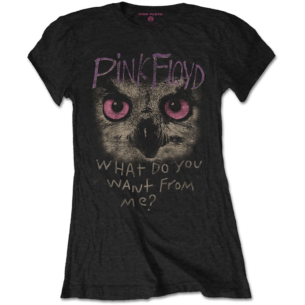 Pink Floyd Ladies T-Shirt: Owl - WDYWFM? (XX-Large)