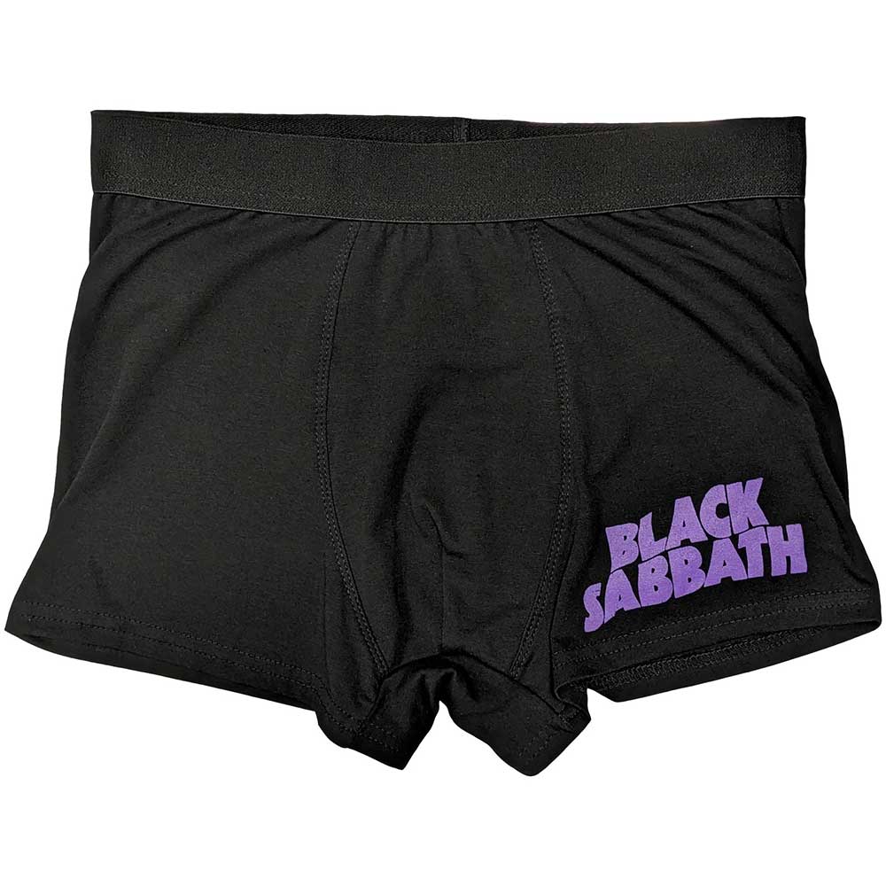 Black Sabbath Unisex Boxers: Wavy Logo (Small)