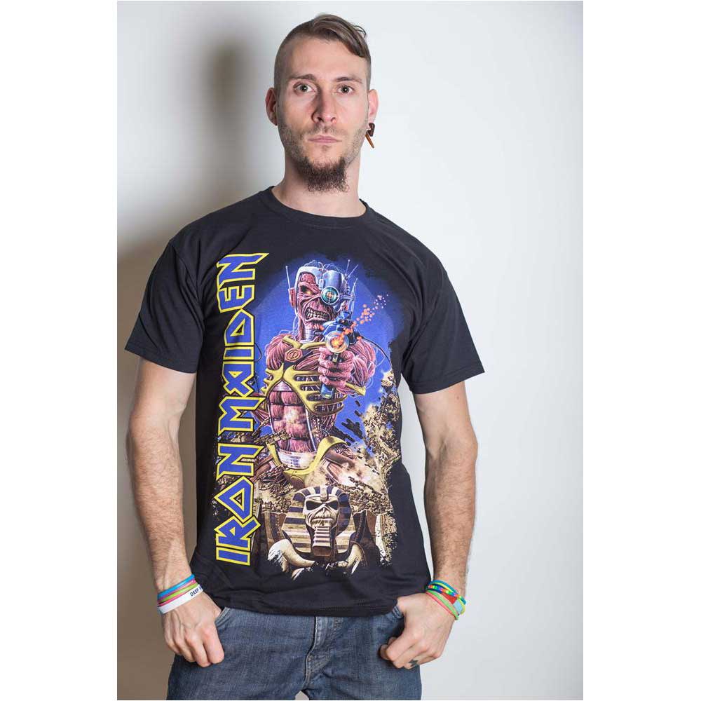 Iron Maiden Unisex T-Shirt: Somewhere Back in Time (Large)