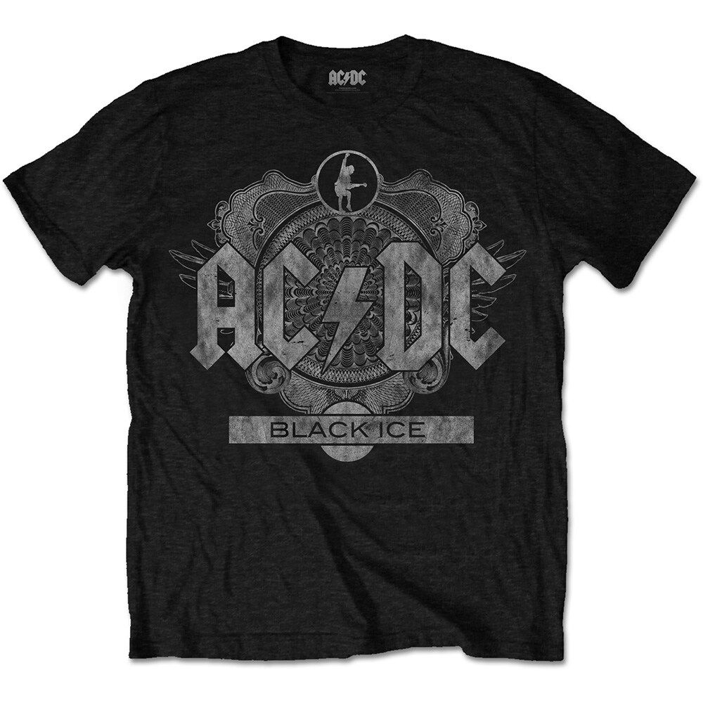 AC/DC Unisex T-Shirt: Black Ice (X-Large) - 2