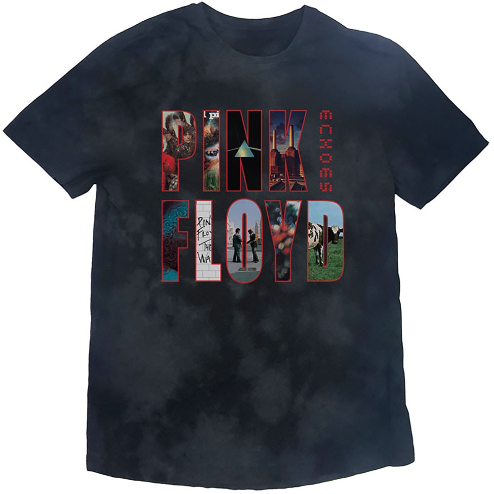 Pink Floyd Unisex T-Shirt: Echoes Album Montage (Dip-Dye) (Small)