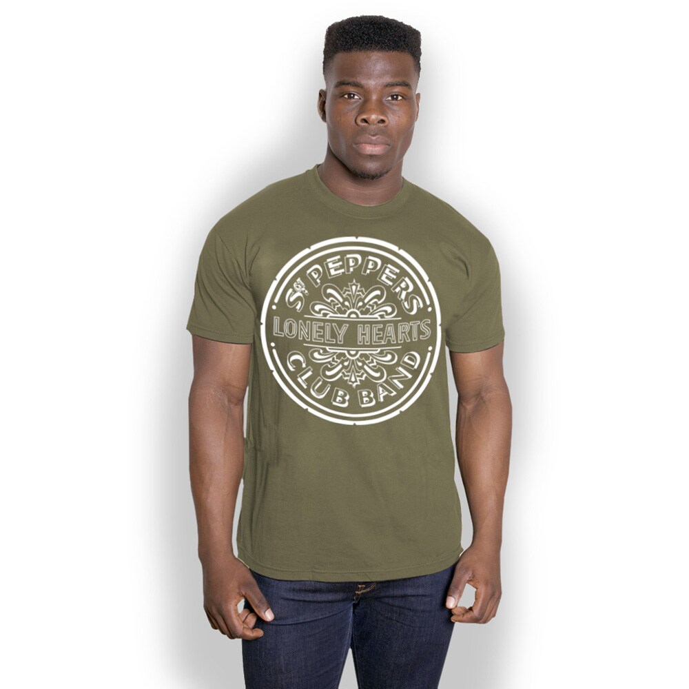 The Beatles Unisex T-Shirt: Lonely Hearts (Large) - 2
