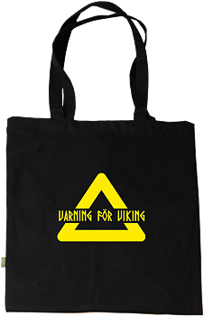 Tote bag: Varning För Viking  - Viking Art Collection 