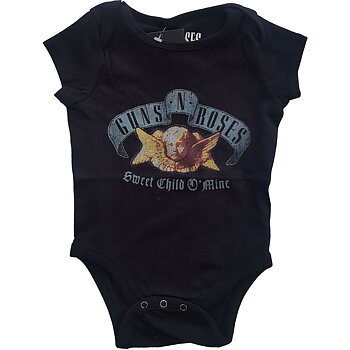 Guns N' Roses Kids Baby Grow: Sweet Child O' Mine (18 Months)