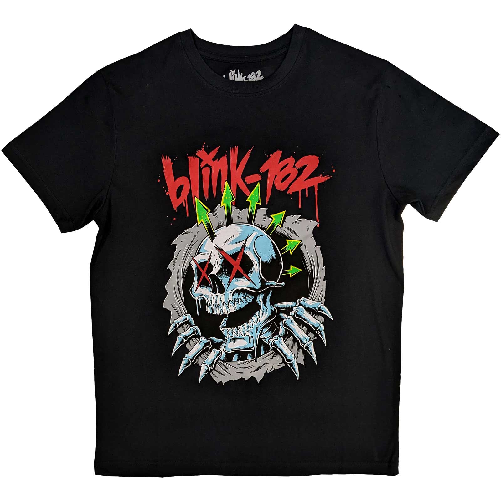 Blink-182 Unisex T-Shirt: Six Arrow Skull (Small)