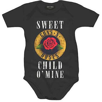 Guns N' Roses Kids Baby Grow: Child O' Mine Rose (6-9 Months)