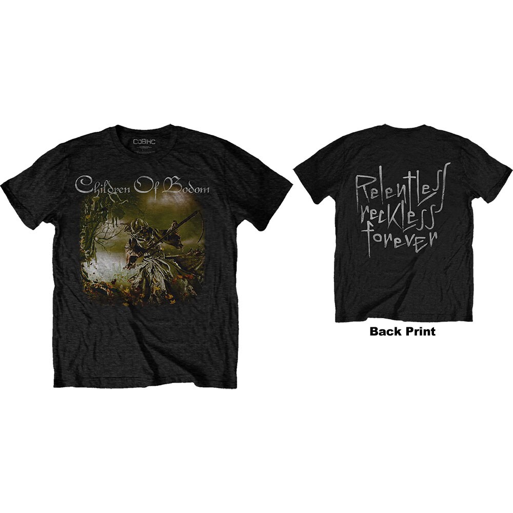 Children Of Bodom Unisex T-Shirt: Relentless (Back Print) (Large)