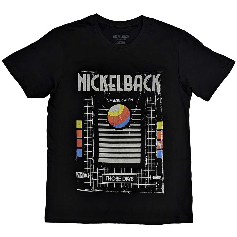 Nickelback Unisex T-Shirt: Those Days VHS (XX-Large)