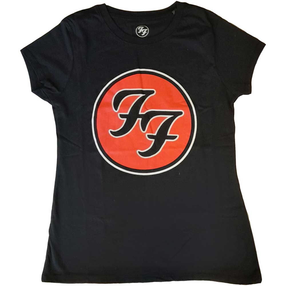 Foo Fighters Ladies T-Shirt: FF Logo (Small)