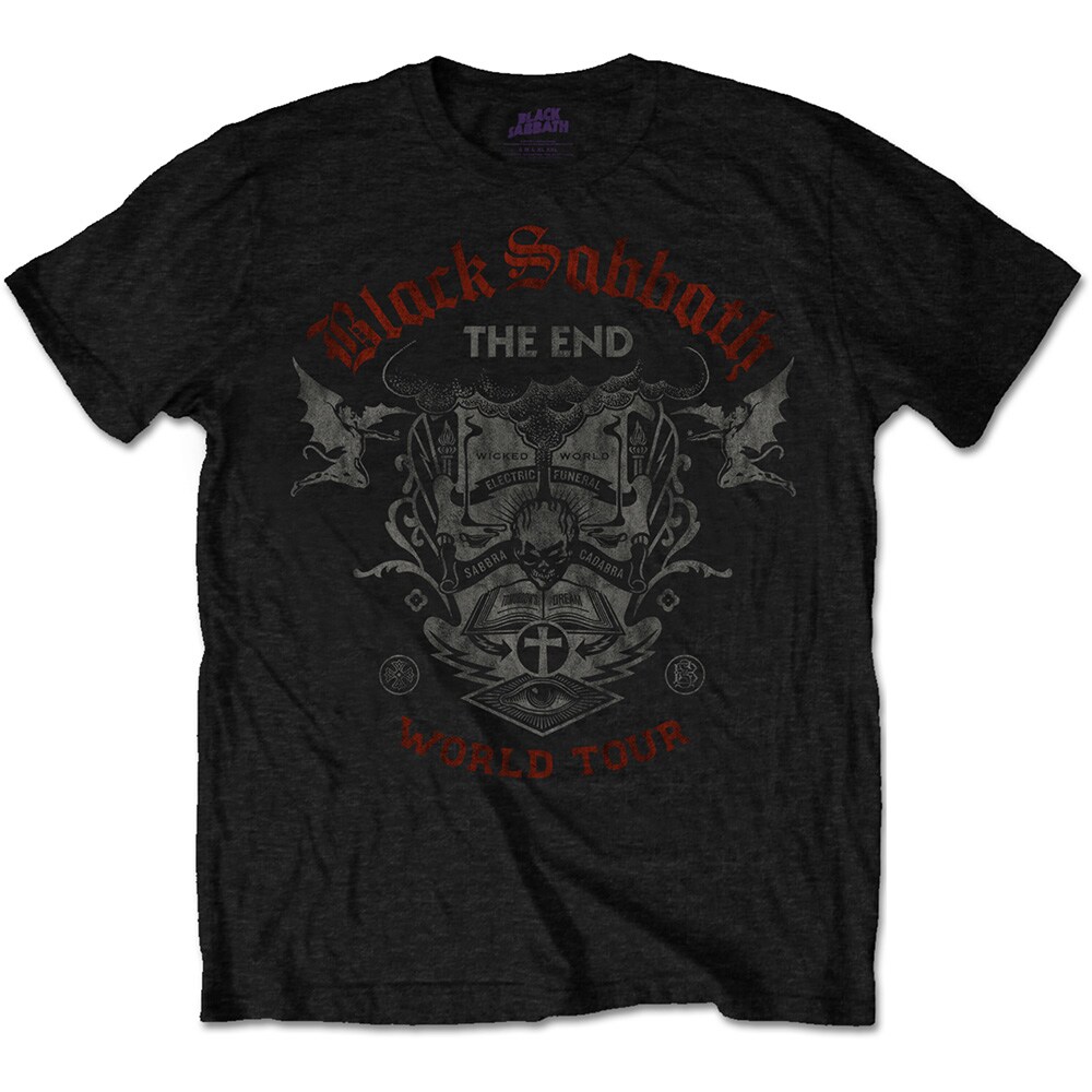 Black Sabbath Unisex T-Shirt: The End Reading Skull (X-Large) - 2