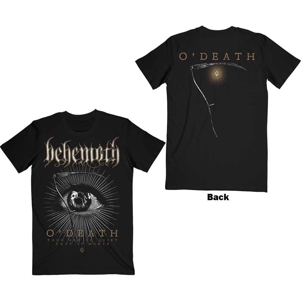 Behemoth Unisex T-Shirt: O'Death (Back Print) (X-Large)