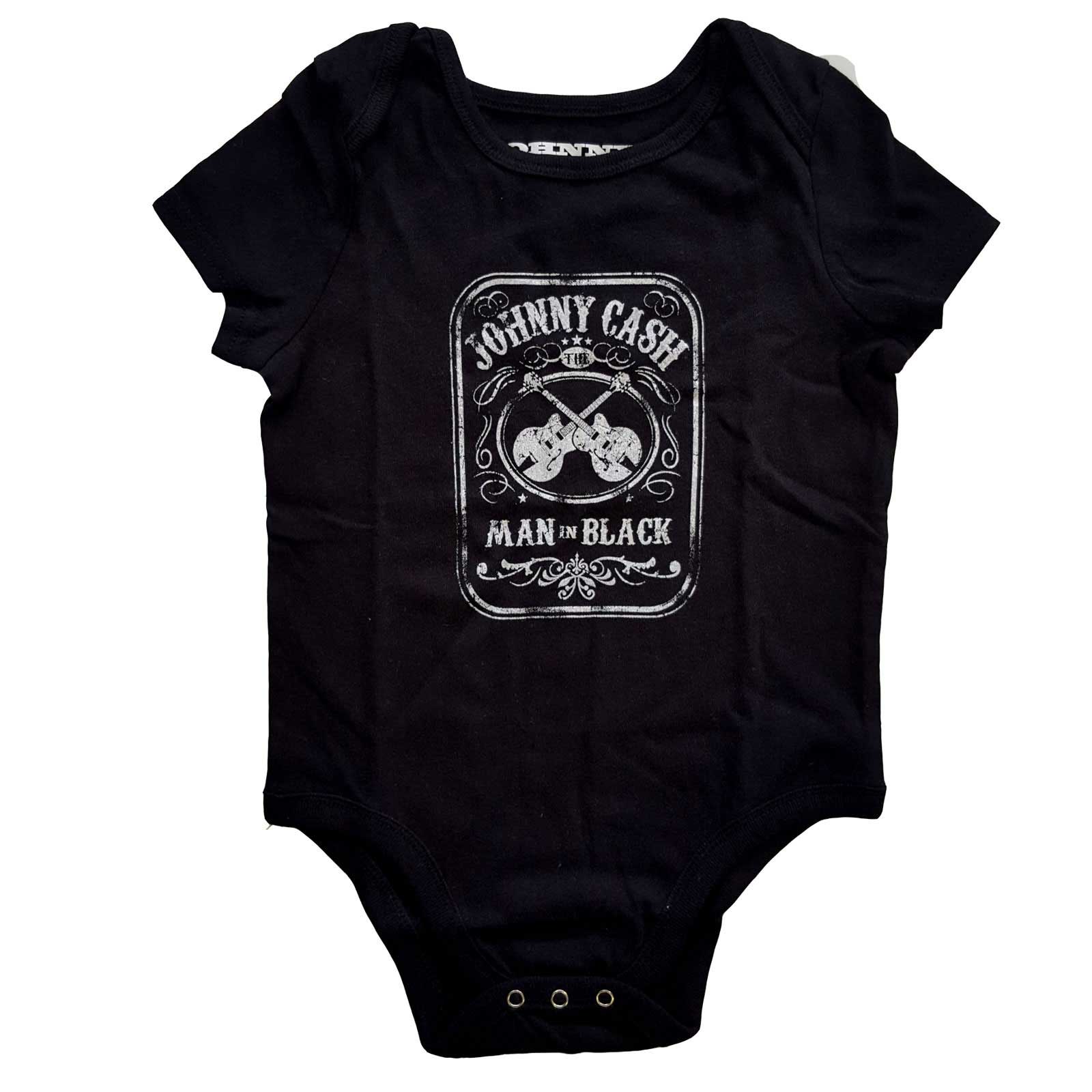 Johnny Cash Kids Baby Grow: Man In Black (24 Months) - 2
