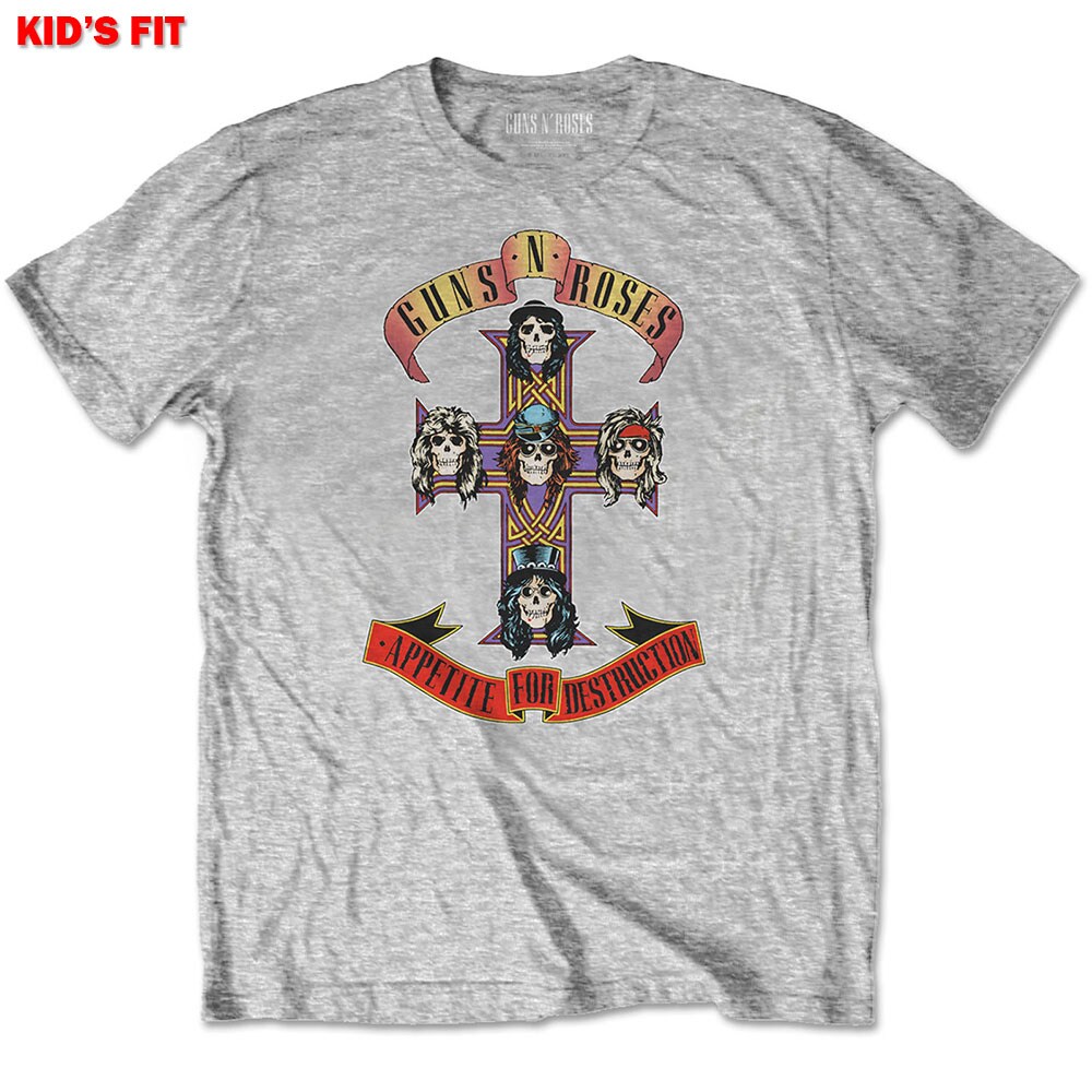 Guns N' Roses Kids T-Shirt: Appetite for Destruction (9-10 Years)