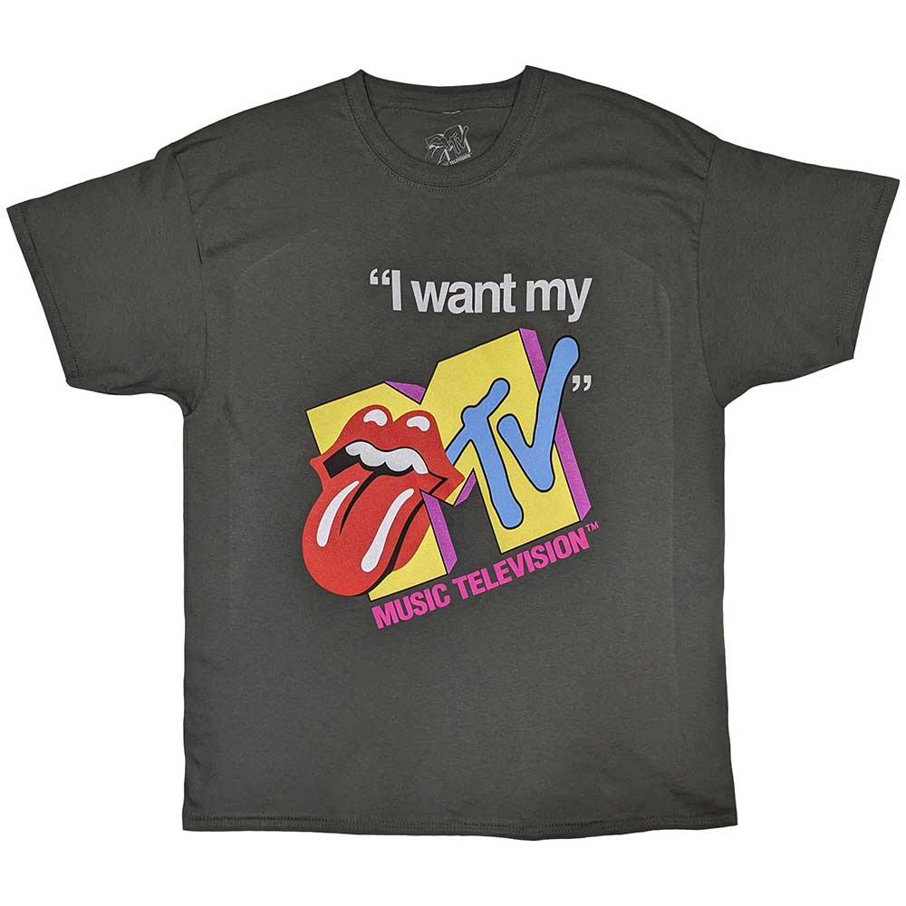 MTV Unisex T-Shirt: Rolling Stones I Want My MTV  (XX-Large)