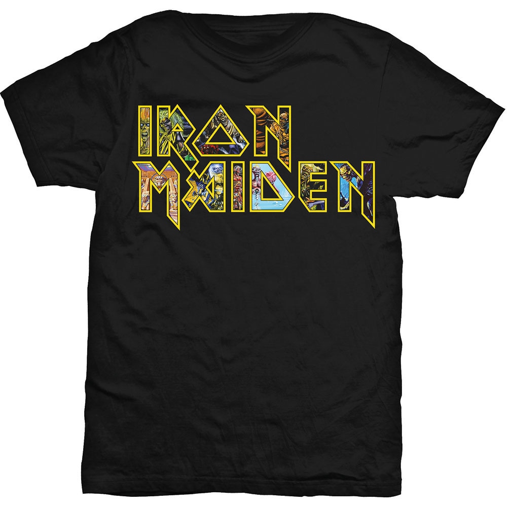 Iron Maiden Unisex T-Shirt: Eddie Logo (Large) - 2